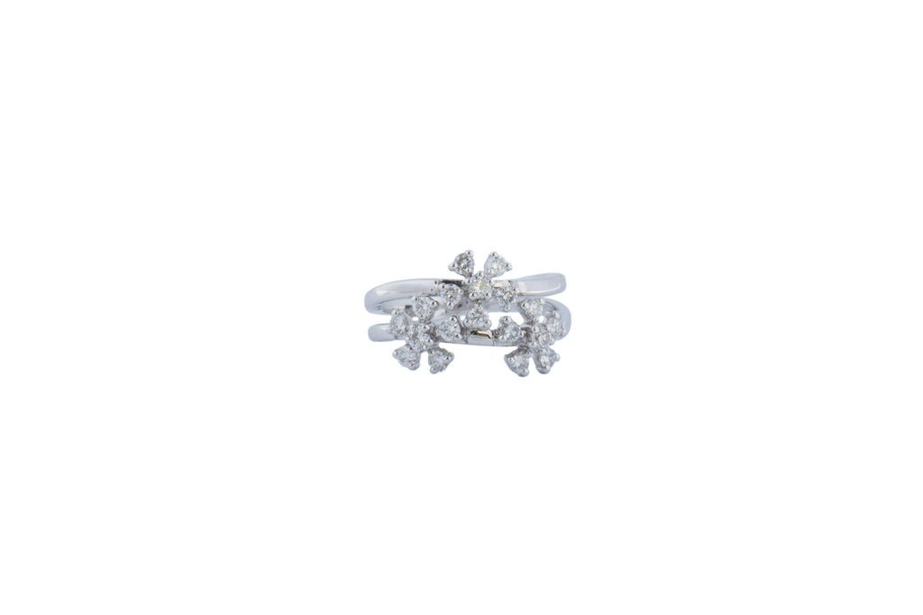 floral diamonds ring 